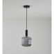 Canada 1 Light 8 inch Black and Antique Gold Pendant Ceiling Light